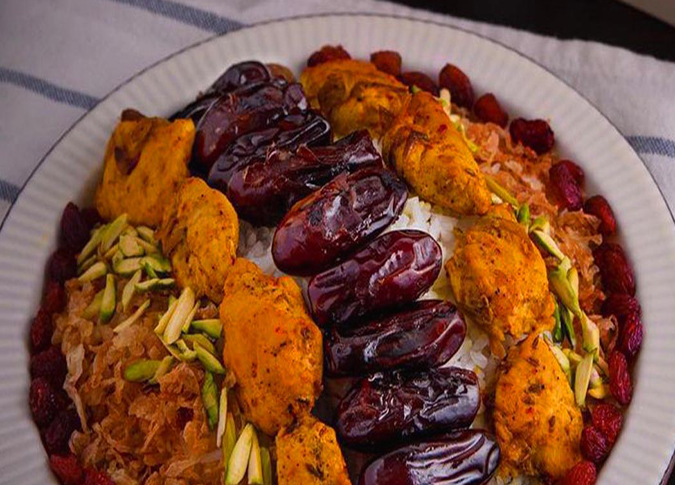 خرما پلو غذای اصیل ایرانی